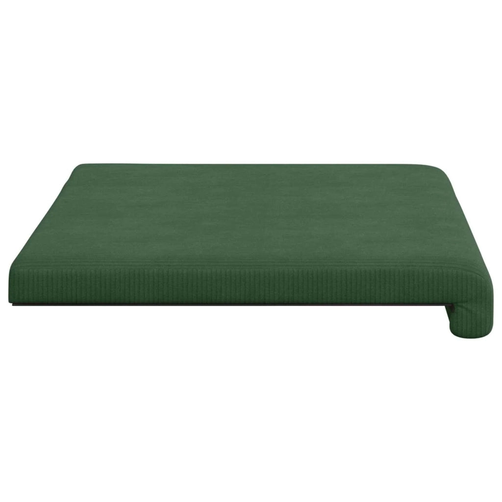 Cuscino per panchina corduroy Verde Scuro Profondità 35 cm 42043217