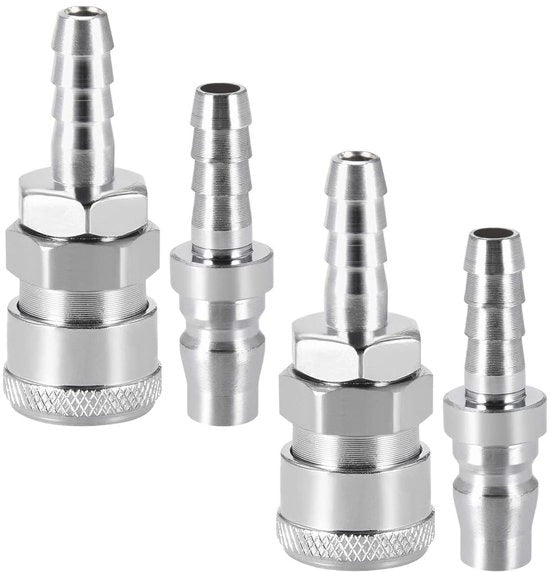 4 Stuks Coperi Gasslang con Chiusura Rapida per Caravan e BBQ