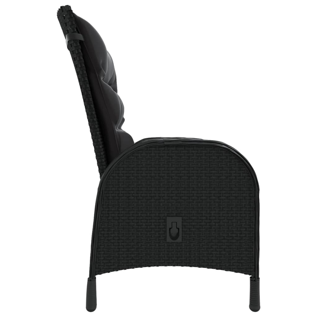 Set di mobili da giardino in resina e vimini nero da 5 pezzi 02_0014550