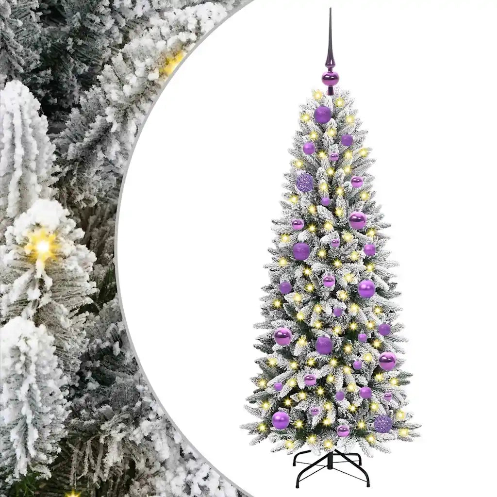 Albero di Natale artificiale con 150 LED Bianco 120 cm 3396027