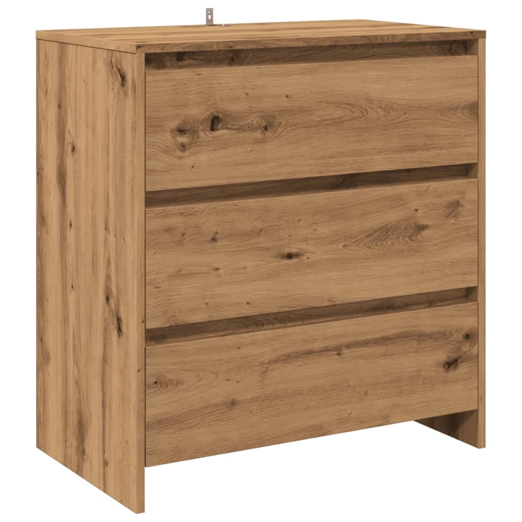 Buffet credenza cassettiera armadio mobile contenitore organizer per cucina soggiorno salotto fatto a mano 70 x 41 x 75 cm legno ingegnerizzato marrone 02_0030819