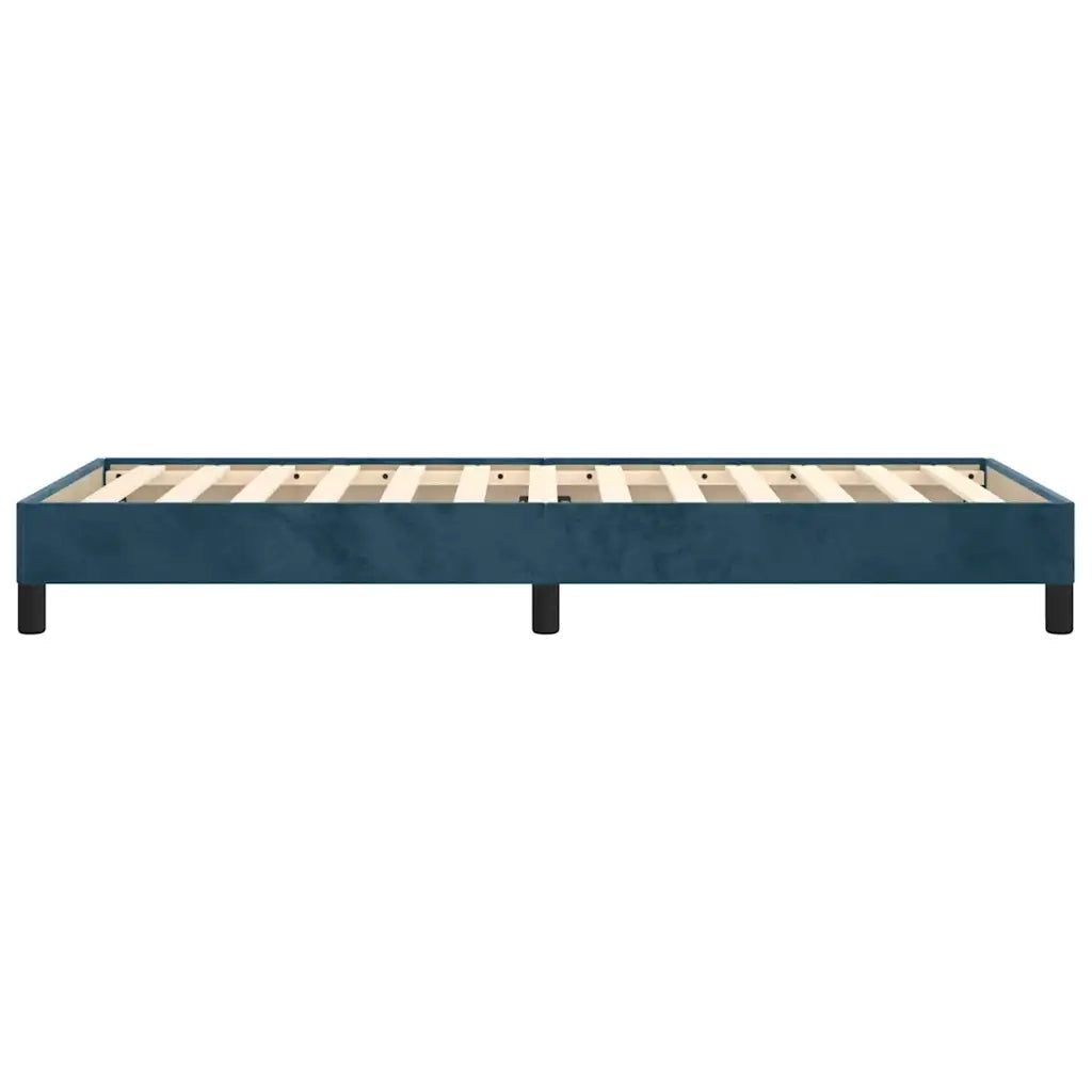 Giroletto senza Materasso Blu Scuro 80x200 cm in Velluto 346944