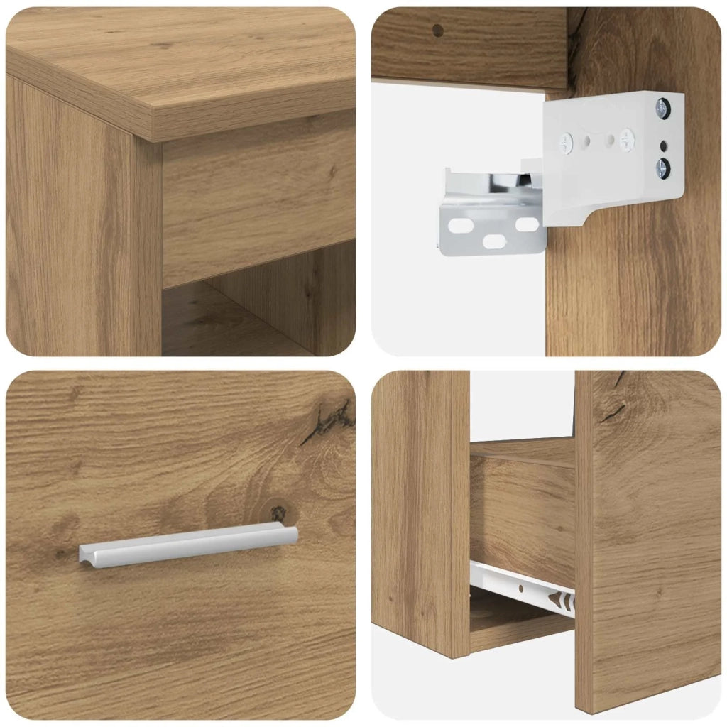 Set di mobili per il bagno 2 pcs Rovere Artigianale 3403911
