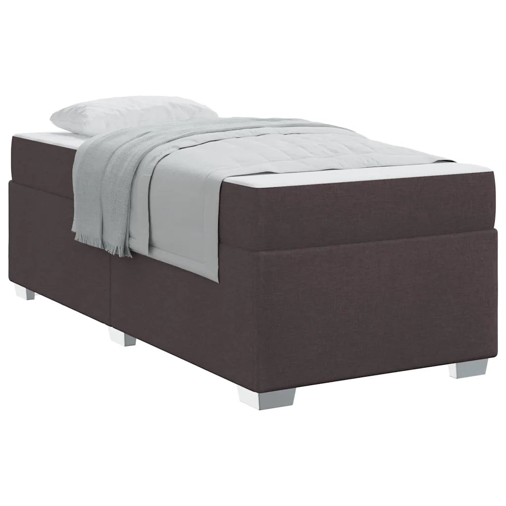 vidaXL Struttura del letto Marrone scuro 80 x 200 cm Tessuto