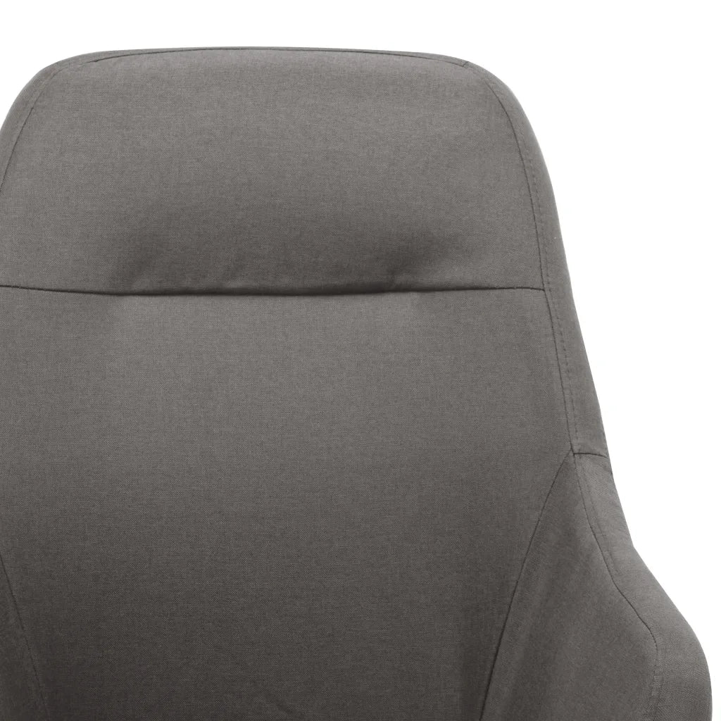 Sedia a Dondolo Grigio Chiaro in Tessuto CFW8119089