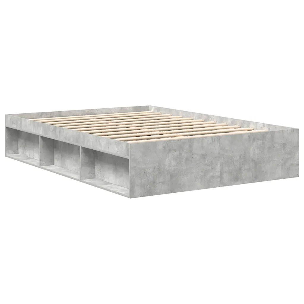 Giroletto-Struttura Letto Grigio Cemento 150x200 cm King Size