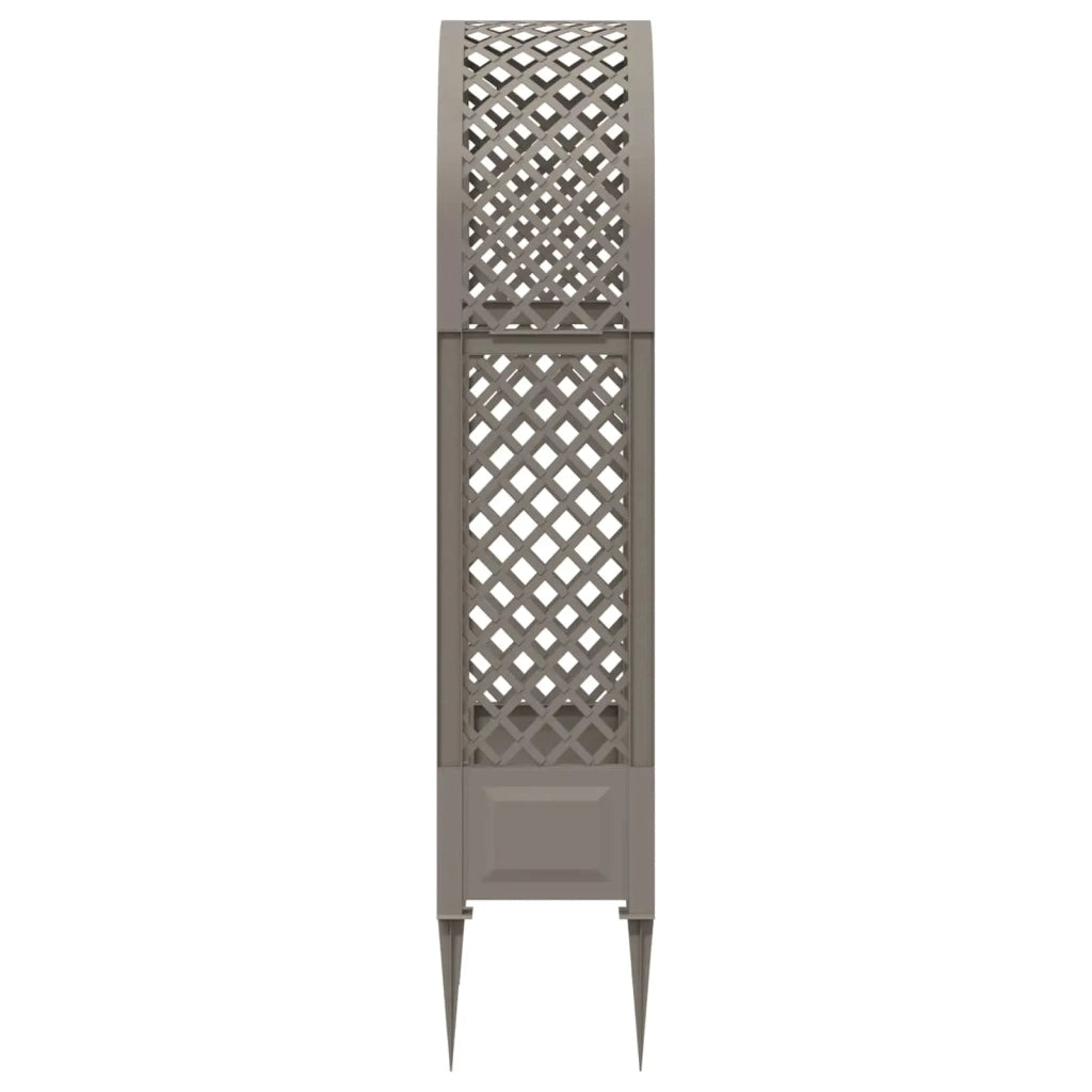 Arco di rose con punte Grigio 97 x 43 x 218 cm PP CFW6868586