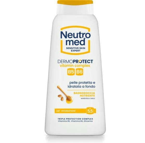 MEUTROMED BAGNODOCCIA DERMOPROTECT VITAMIN COMPLEX NUTRIENTE 600 ML MANDORLA E MIELE