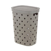 Portabiancheria tortora 55 litri in plastica resistente – Fiber