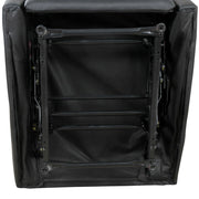 Poltrona Relax Reclinabile Ergonomica in Similpelle 65x92x100 cm Nero