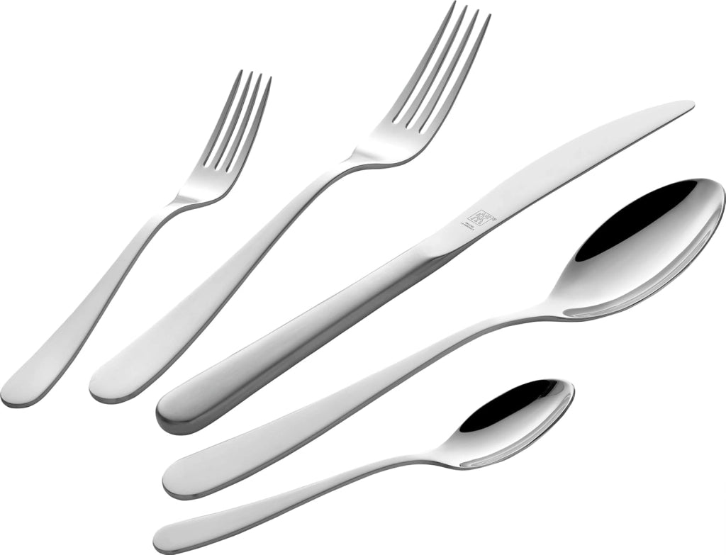ZWILLING Set di 68 posate da tavola per 12 persone in acciaio inox 18/10 di alta qualità, opache, serie Greenwich