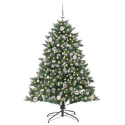 Albero di Natale Artificiale-Albero Natalizio con 150 LED Verde 150 cm 630161