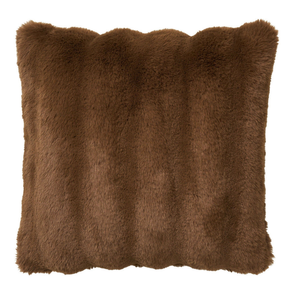 Cuscino Decorativo Galena, Marrone, Poliestere, 45x45x5 cm