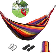 Materasso esterno in cotone grande, sostenibile, per 2 persone con accessori di cintura - trasportabile - per terrazza, giardino, cortile - 200 x 150 cm
