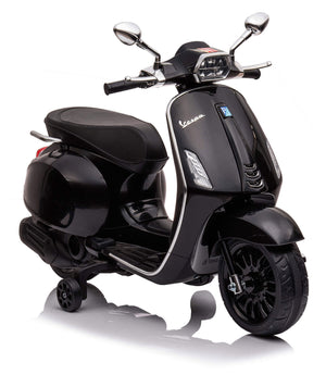 Scooter Elettrico per Bambini Licenza Ufficiale Piaggio Vespa 12V 4,5Ah Nero