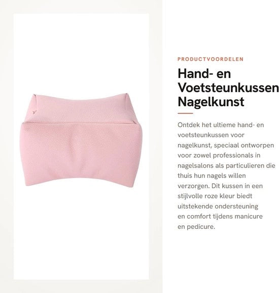Sostegno professionale per manicure e pedicure - materiale PU - arte del tatuaggio - confortevole riempimento - cuscino per unghie