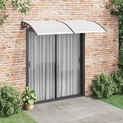 Pensilina per Porta Nera 200x100 cm in PC 45627