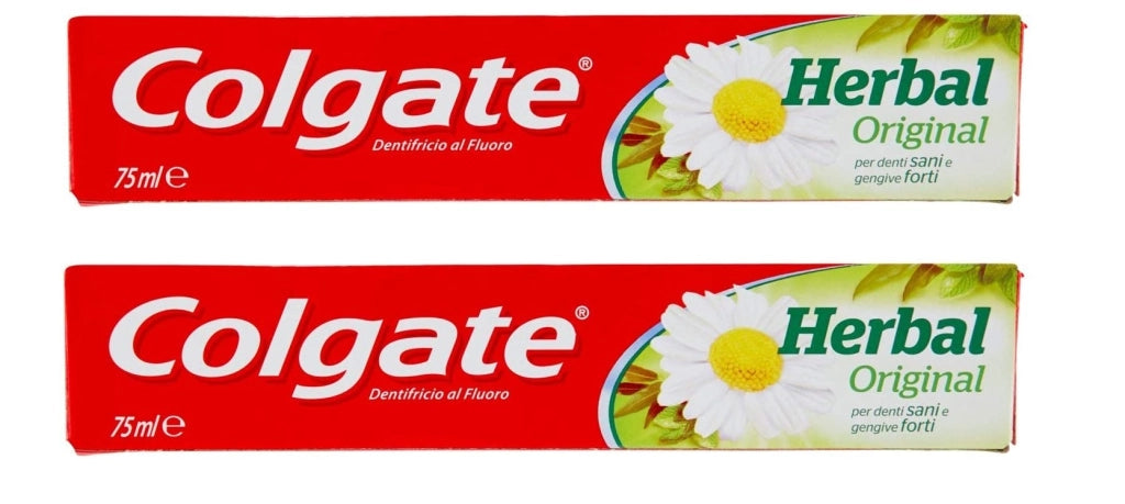 SET 2 CONFEZIONI DI COLGATE DENTIFRICIO HERBAL DA 75 ML CIASCUNO