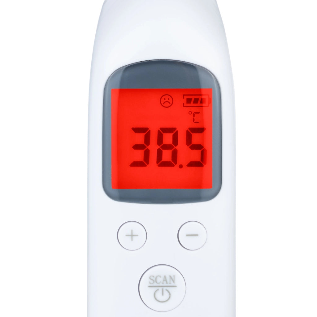 Termometro Medico a Infrarossi – Misurazione Senza Contatto | Display LCD, Memoria 32 Misurazioni, Batteria