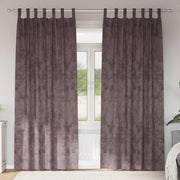 Tende in Velluto con tende 2 pcs Marrone 260 x 140 cm Velluto 4107732