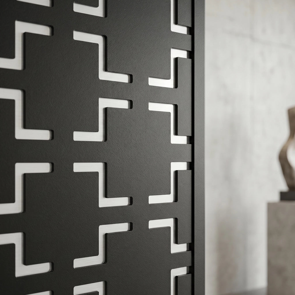 Fioriera con Spalliera Aaskis a Rotelle in Acciaio 190 x 120 x 38 cm - Nero casa.pro
