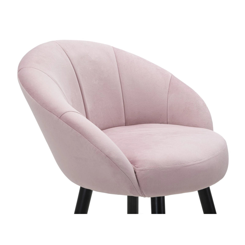 Sgabello Alto VKH431, Rosa, Metallo, 55x56x104 cm