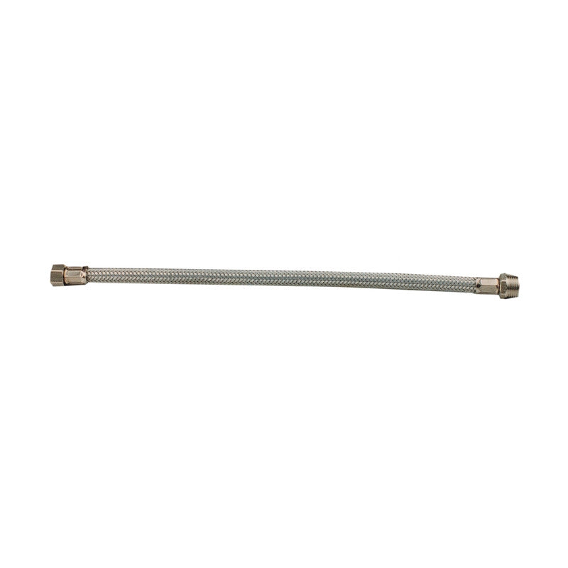 PL FLESSIBILE INOX M 3/8 F 1/2 40 CM  2 PZ