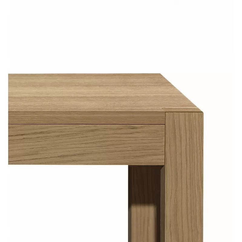 Tavolo rettangolare allungabile rovere naturale 110x80x76 (689) - Mobili 2G