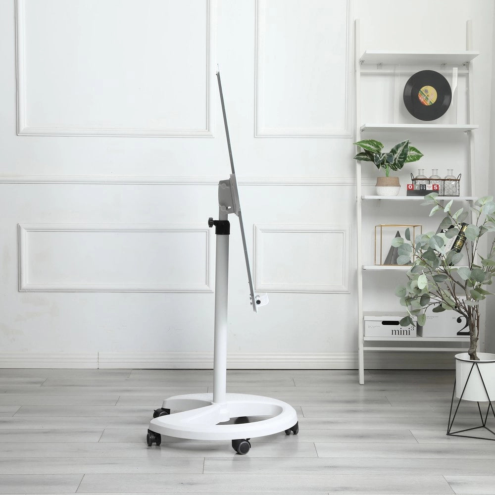 Lavagna Magnetica in Vetro Temperato Regolabile ¨C Xylo ¨C 90x60 cm, Bianca, per Ufficio e Casa
