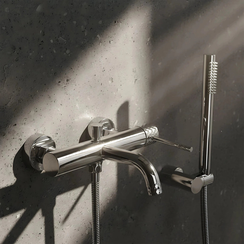 Rubinetto Da Vasca Rea Lungo Diamond Chrome