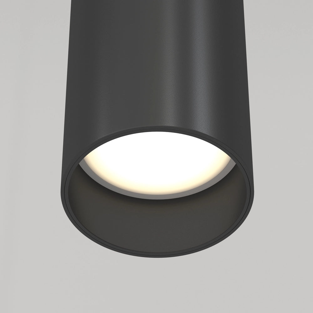 Maytoni Focus lampada a sospensione nera GU10 Ø6cm 30cm