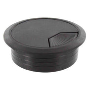BOCCHETTA PASSACAVI D 60 MM PLASTICA  Nero