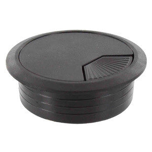 BOCCHETTA PASSACAVI D 60 MM PLASTICA  Nero
