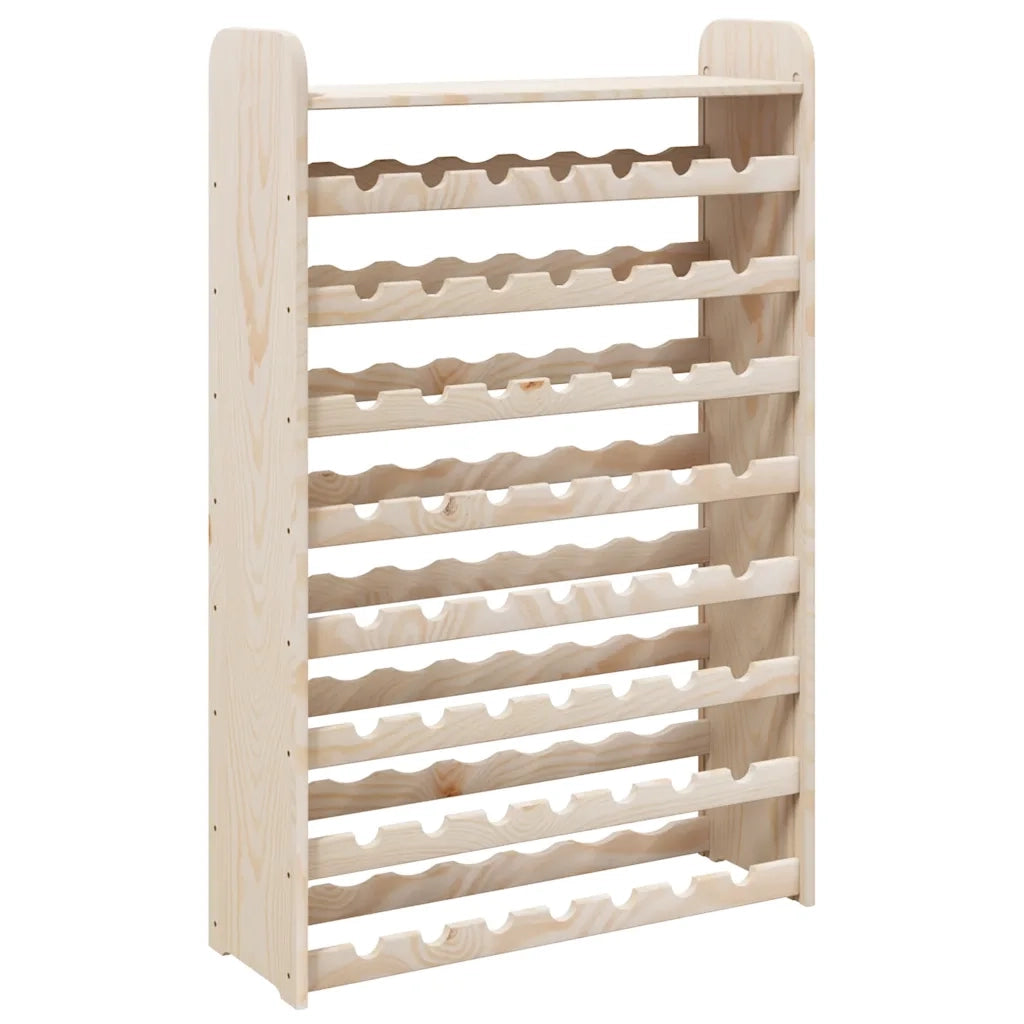Portavini con Pannello Superiore 72,5x25x111,5 cm Massello Pino CFW7224861