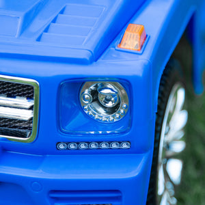 Auto Macchina Cavalcabile Fuoristrada per Bambini Clacson e Musica Blu