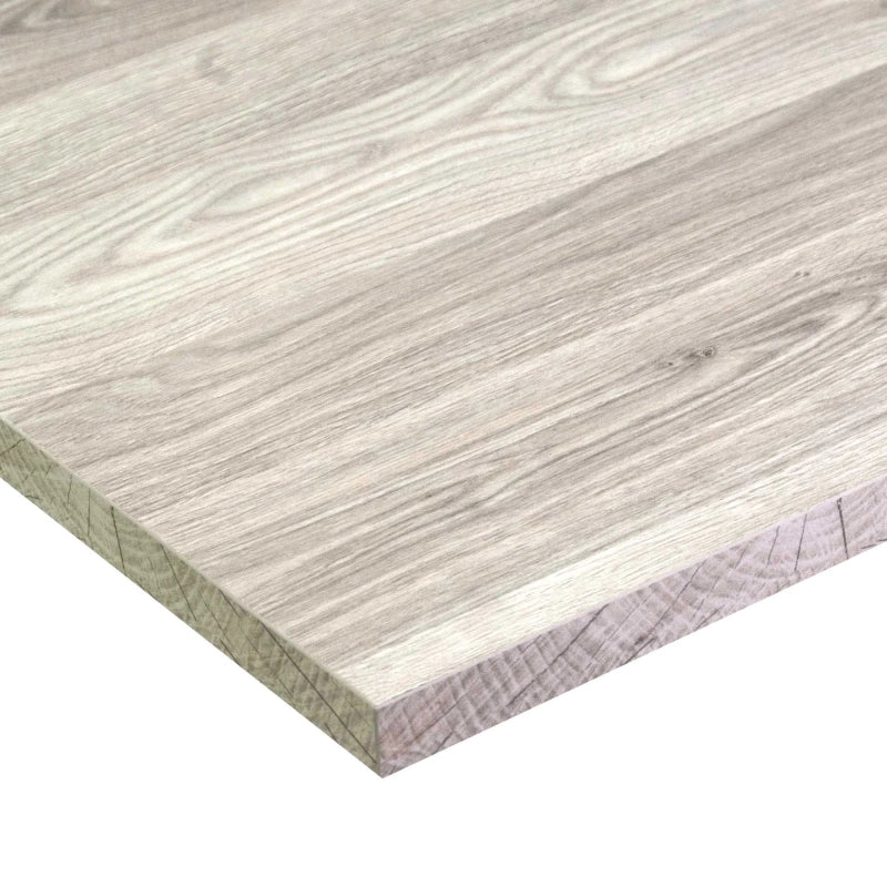 Top tavolo nobilitato rovere medusa quadro cm 68x68X1,8