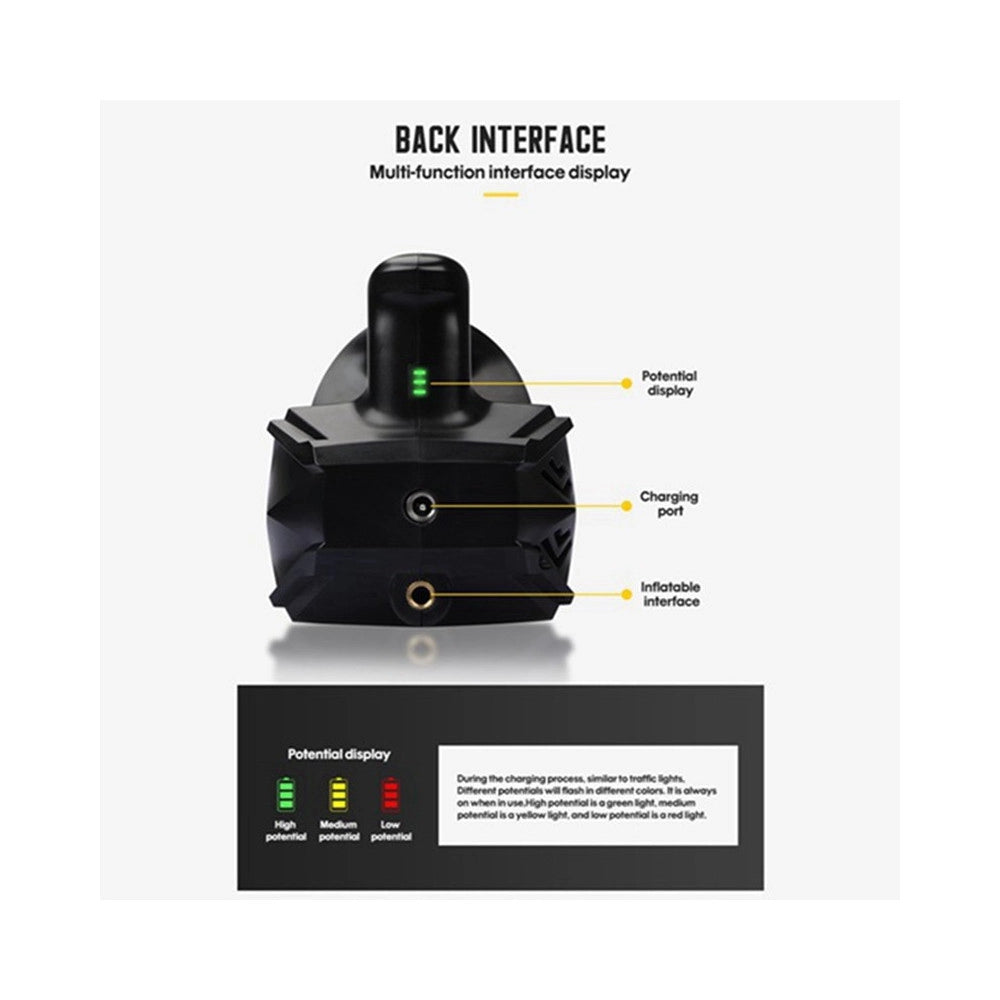 Trade Shop - Aspirapolvere Per Auto Con Compressore Aria 120w Ricaricabile Senza Fili 12v -