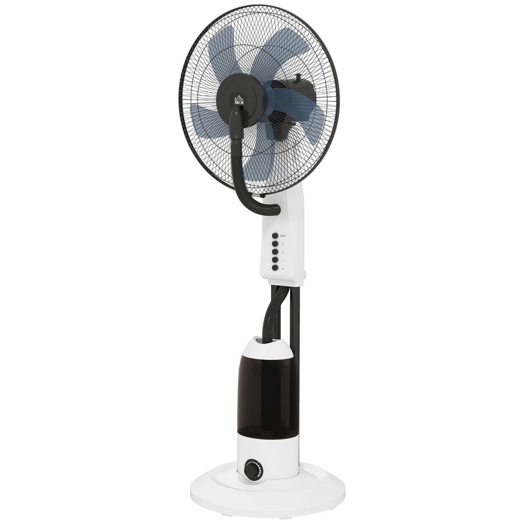 Ventilatore Nebulizzatore Oscillante 90 W ¨C Zephmum ¨C 44,5x120 cm Bianco