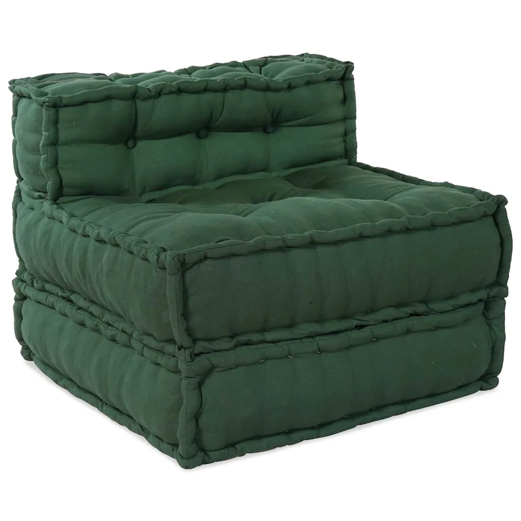 vidaXL Cuscino 4 pcs Verde 70 x 70 x 54 cm Poliestere