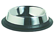 CIOTOLE IN ACCIAIO INOX PER CANI  cm.24x5,0h. capienza lt.1