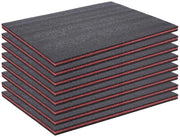 Set di cuscini di schiuma poliuretanica 8 pezzi - Snijdbaar - Schuimrubber - Kofferopvulling - Verpakkingsmateriaal - 40 x 30 x 1,6 cm - Schuimvulling