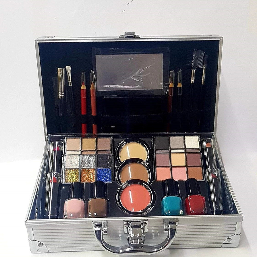 Trade Shop - Trousse Valigetta Make Up M002 Trucco Ombretti 44 Pezzi Porta Palette Cosmetici -