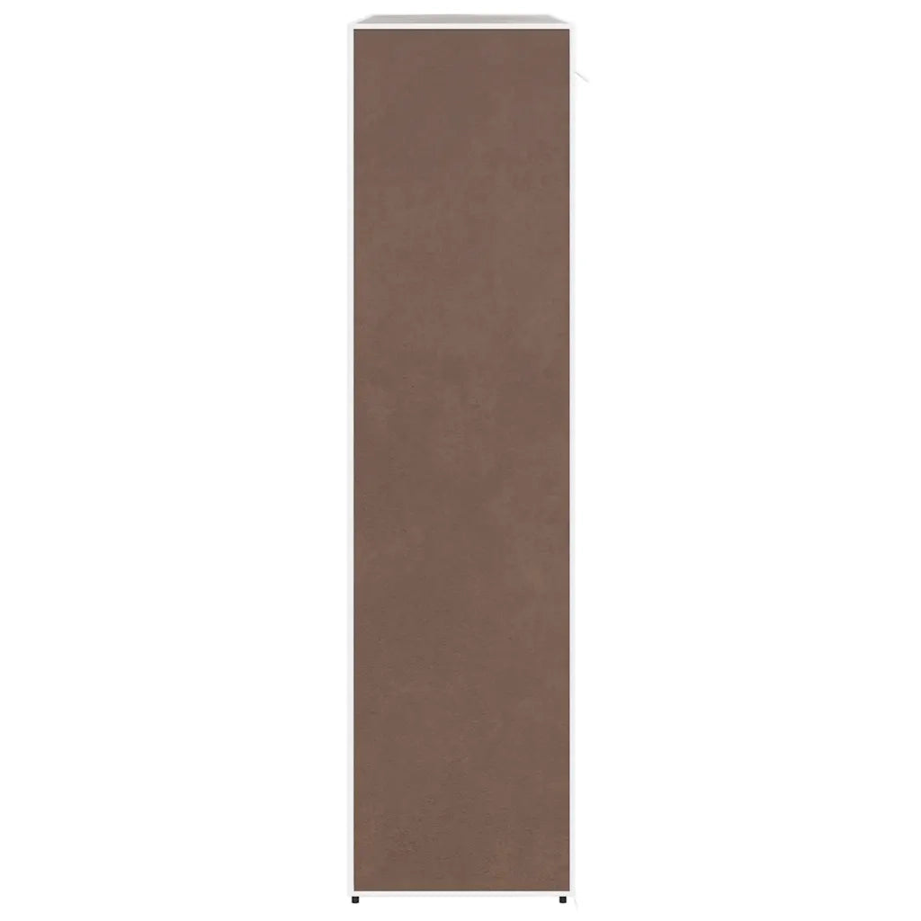 Armadio in Tessuto con Scomparti e Aste 45x150x176 cm Marrone CFW4009919