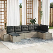 Set di divani con cuscino 8 pcs polyrattan