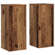 Portavasi mobili per fiori set da 2 legno di recupero legno ingegnerizzato marrone 02_0045377