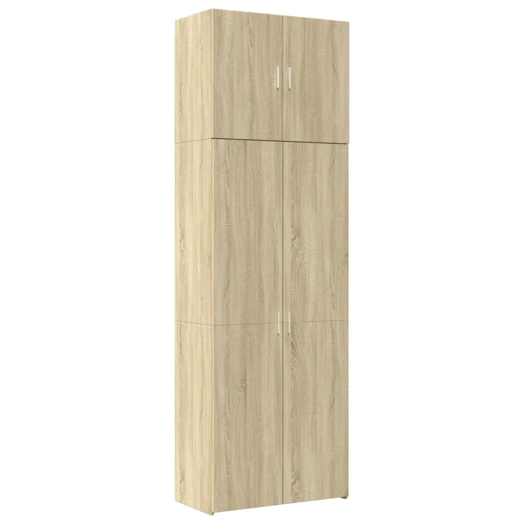 vidaXL Credenza Rovere Sonoma 80x42,5x249 cm in Legno Multistrato