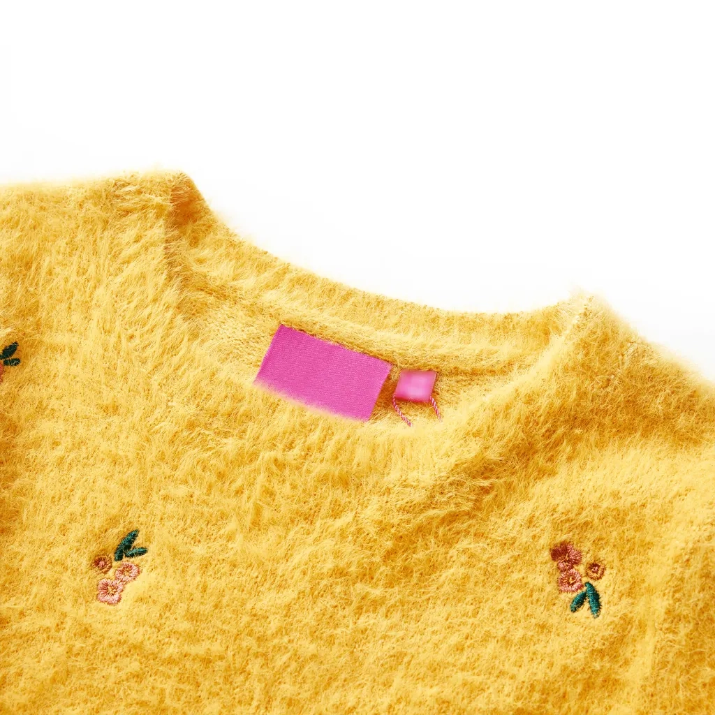 Maglione per Bambini Lavorato a Maglia Ocra 104cod mxl 84263