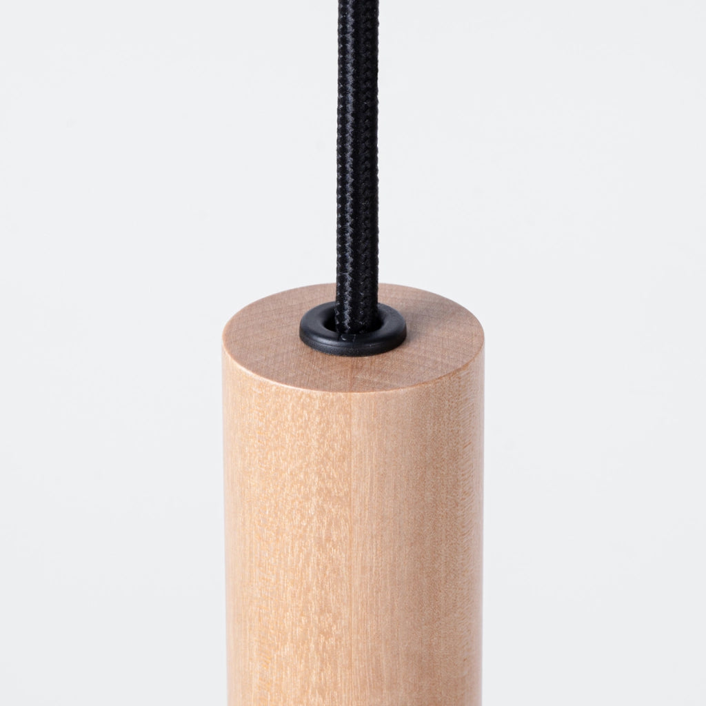 Lampada da soffitto in legno a 3 luci PASTELO Peach Puff, design moderno e minimalista