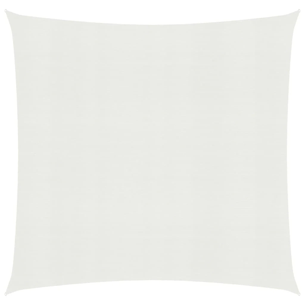 Vela ombreggiante/ombrellone 160 g/m² bianco 4 x 4 m HDPE 02_0009027