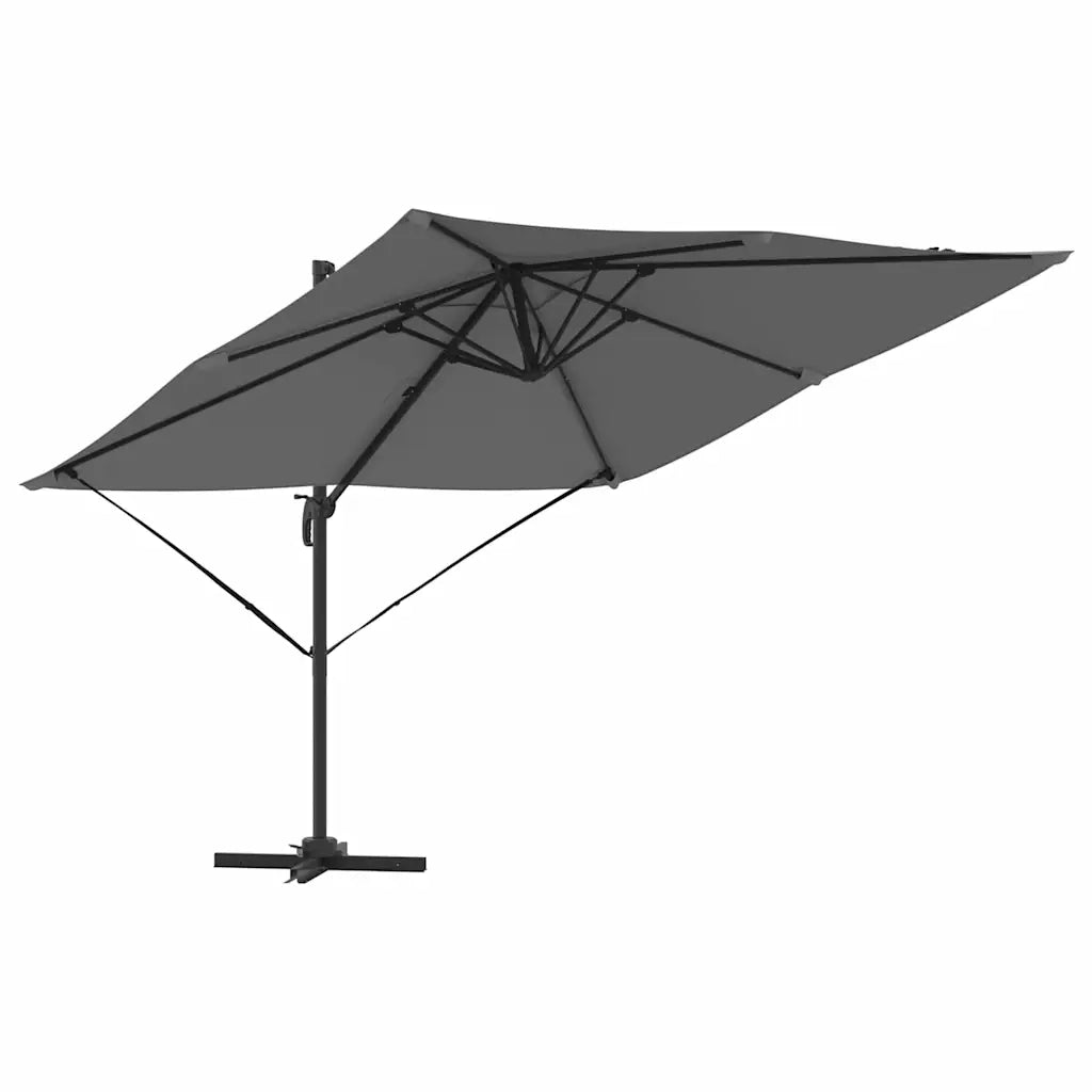 Parasole Roma-Ombrellone da giardino Antracite 286 x 284 x 265 cm